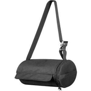 Hanging Camping Toilet Paper Holder - Waterproof Paper Towel Holder Organizer - Portable Roll Paper Reusable Storage Bag (Black) (Large)