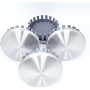 YAKKU 4PCS Wheel Center Caps for 2008-2019 Chevy Suburban Tahoe Yukon 83mm/3.25"" Car Wheel Hub Caps ABS Rim Center Hub Cover (Matte Silver, OD: 83mm(3.27"), ID: 76mm(2.99"))