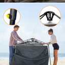 KingCamp Instant Shower Tent, Portable Superior Stable Privacy Shelter, Large Room Outdoor Toilet Tent with Floor for Beach, Camping & Hiking, Setup in Under 60s