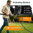 Lawn Leveling Rake 31.5"x11.8", Heavy Duty Ground Leveler with Ergonomic Back-Saving Handle, Turf-Safe Closed Base for Dirt, Sand & Topsoil Dressing, Ideal for Yard Renovation