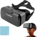 VR Headset for Phone, 100° Wide Angle VR Headset Glasses - Adjustable Pupil Distance, Lightweight Design for 4.0-6.0 inch Phones, Immersive 3D Movies & Games
