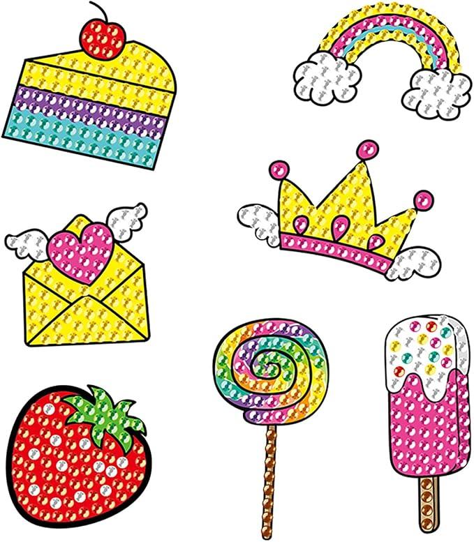 HOUSE OF PARTY Cute Mosaic Diamond Painting Stickers Kits for Adults