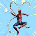 LonullyMege Iron Spider Action Figures 7inch 1/10 Scale All Joints Movable Superhero 2.0 Series Exquisite Collection Toy