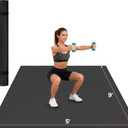 Stepwaver Extra Large Exercise Mat, 9'x5' (6mm) Thick Workout Mat