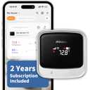 Frigga 4G Cellular & WiFi Temperature & Humidity Monitor, Remote Temperature Sensor with App, Email, Voice Alerts for RV, Pets Safety, Vacation Home Monitoring, 2 Years Subscription Included