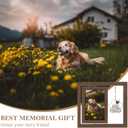 pet memorial gifts for loss of dog cat, dog loss sympathy gifts, pet bereavement condolence gift, dogs cat passing away gift, personalized wooden picture frame 4x6
