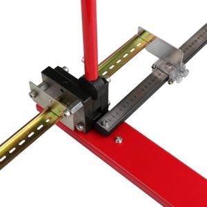 DIN Rail Cutter Tool for Cutting with Guide and Measuring Ruler, Cutting 35mm DIN Rail (R110E)