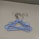20PCS Dog Hangers: Dog Closet for Small Dogs Non-Slip Space Saving Hanger Doll Clothes Cat Outfits (Blue)
