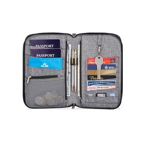 Valante RFID Wallet, Grey, M