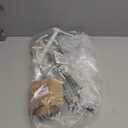 Small Shoe Rack, Narrow Stackable Shoe Shelf Organizer for Entryway, Doorway and Bedroom Closet (3-Tier, White)