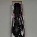 Hair Dryer Brush Blow Out Brush - Hot Air Styler and Volumizer for Smooth, Frizz-Free Results - 60mm Oval Barrel HairDryer for Salon Blowout & Dry Quickly - One-Step Drying Volumizing Straightening (Black)