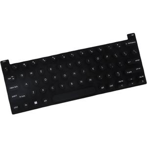 Raised Keyboard Cover for Long Nails, Heart Shaped Keyboard Protective Cover Nail Beauty Keyboard Compatible with HP EliteBook x360 G9 14" etc. (Black)