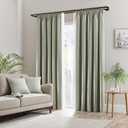 Double Curtain Rods 48 to 84 Inches, HOTOZON Blackout Double Curtain Rods for Windows 36 to 80 Inches (3-6.6 ft), 6/8 Inches Wrap Around Room Darkening Telescoping Drapery Rod, Bronze