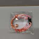 PetSoKoo Four-Leaf Clover Cat Collar with Bell Breakaway Buckle. Japanese Chirimen,Cute Kitten Collar for Girl Boy Cat (Standard (6-13 inch,16-32cm), Pink)