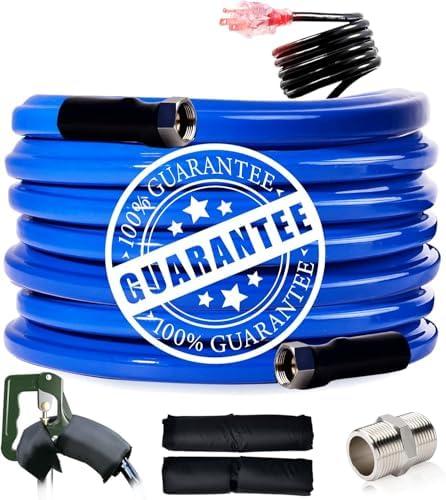 30FT, Heated Water Hose for RV,-45 ℉ Antifreeze Heated Drinking Garden Water Hose，Electrically Heated Garden Hoses, Rv Accessories，Rv，Rv Water Hose,Auto Accessory