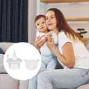 2 x 6pcs Breast Pump Replacement Parts for Babybuddha, Include 4 Silicone Duckbill Valves and 2 Silicone Diaphragms BPA-Free DEHP-Free Bbreast Pump Replacement for Zomee Z1/Z2