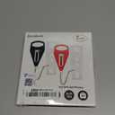 Portable Door Lock 2Pack Extra Lock for Additional Privacy and Safety in Home,Hotel and Apartment,Prevent Unauthorized Entry,Protect Family Security in Traveling,Home,Bedroom,Hotel,Apartment,AirBNB (Red&Black)