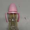 GROSMIMI Spill Proof no Spill Magic Sippy Cup with Straw with Handle for Baby and Toddlers, Customizable, PPSU, BPA Free 10 oz (Pink)