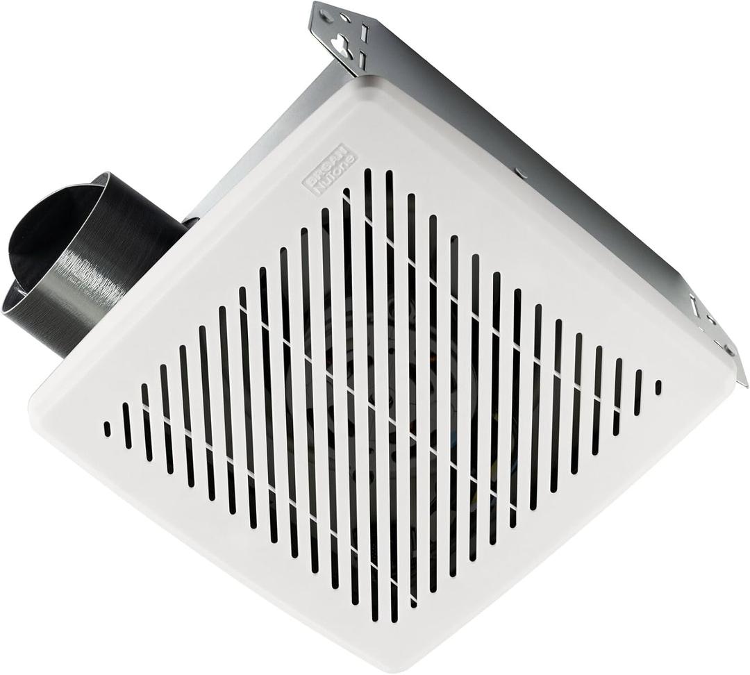 Broan-Nutone Bathroom Exhaust Fan, 50 CFM Modern Grille, Energy Star Fan, 2.0 Sones