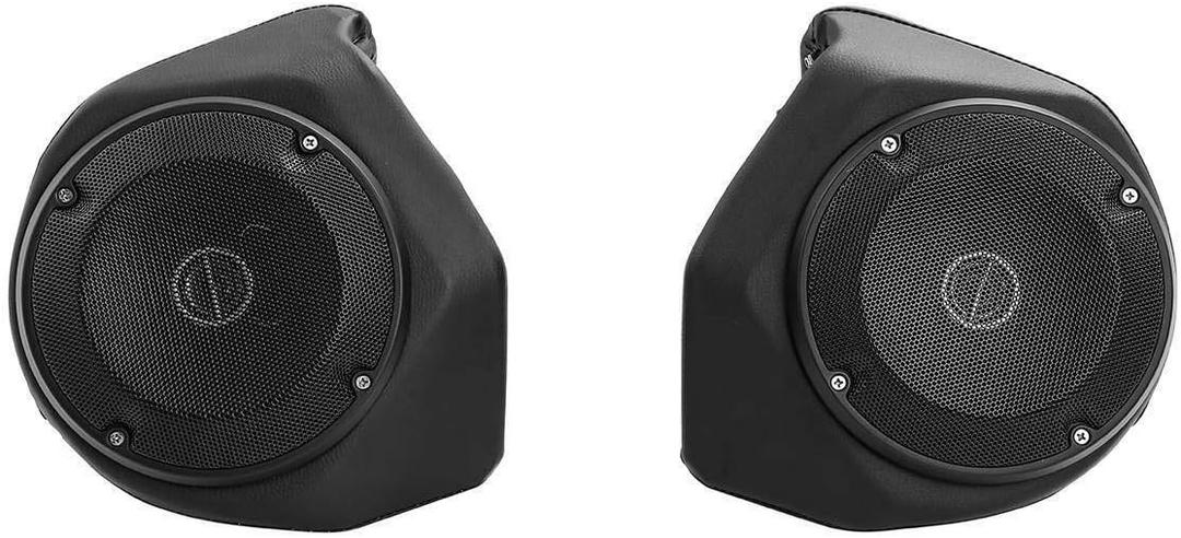 King Tour Luggage Pack 6.5" Rear Speakers Pod Kit fits for Harley Touring Electra Glide, Street Glide, Ultra Limited, Road Glide Ultra and Tri Glide Models 2014-2023,Left and Right (Black)