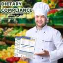 2pcs Diabetes Food List Chart & Meal Planner for Diabetics - Type 2 Diabetes Diet Plan Printable - Diabetes Information Chart w/Serving Size,Calories, Protein, Carbs, Glycemic Index (GI)
