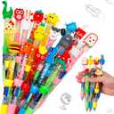 CZWZ 20Pcs Multicolor Pens in One 4-in-1 Cute Pens Bulk for Kids, Ballpoint Pen for Birthdays and Children's Parties, Fun Gifts Assorted Ink Kawaii Pen(Style 1)