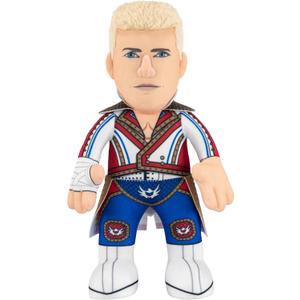 Bleacher Creatures WWE Superstar Cody Rhodes 10" Plush Figure - A Wrestling Star for Play or Display