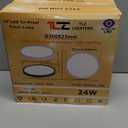 6PK 12 Inch LED Flush Mount Ceiling Light, 24W, 2520LM, 3000K/4000K/6000K CCT Selectable, 0.9inch Super Slim LED Ceiling Light Fixture, Low Profile Round Flat Panel Light for Bedroom,Kitchen,Hallway (White)