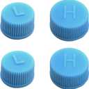 4 x 4PCS Car A/C Valve Core Caps, R134a Air Conditioning Valve Cap
