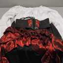 Verceco Pirate Costume Women Outfit with Renaissance Pirate Shirt Skirt Corset Waist Belt Womens Halloween Pirate Costumes (White+Red, M)