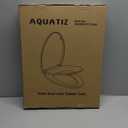 Aquatiz Elongated Toilet Seat with Built-in Toddler Seat, Soft Close Kids Toilet Seat Attachment, Ideal for Potty Training