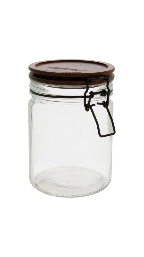 Mason Glass Canister Acacia 24OZ