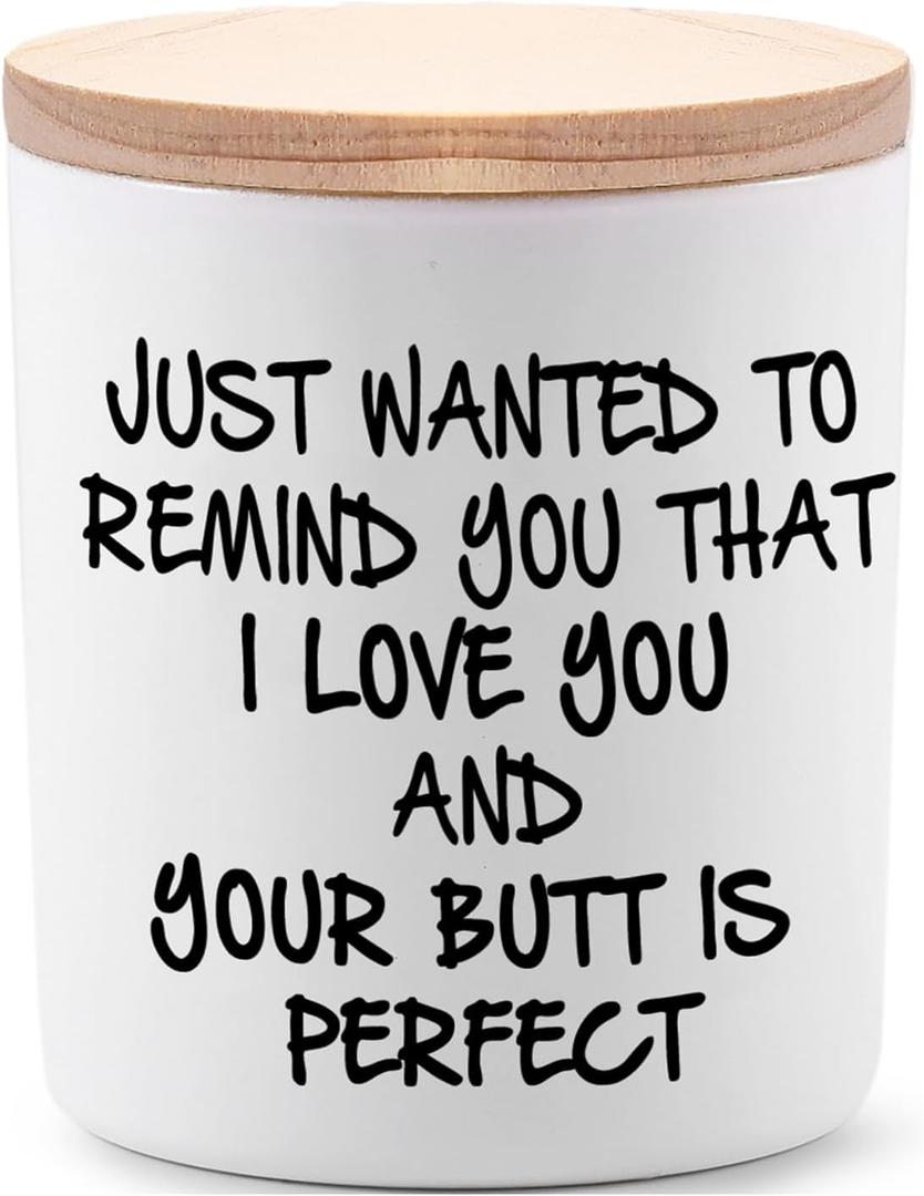 BFJLIFE Gifts for Her Funny Romantic Unique I Love You Valentines Day Anniversary Christmas Birthday Gifts for Women Girlfriend Wife Lavender Scented Soy Candles