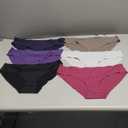 ALTHEANRAY Women’s Seamless Hipster Underwear No Show Panties Soft Stretch Bikini Underwears Multi-Pack
, Large Size