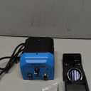 YIHUA 939-II Wood Burning Kit Station Pyrography Pen 250~750/482~1382 Temperature Adjustable with 20 Wire Nibs, 1 Stable Pen Holder, 2 Stencils, 2 Scrap Wood, 1 S/S Tweezers, and 1 Pliers (Blue)