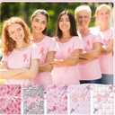 25 Sets Breast Cancer Awareness Gift Sets Pink Ribbon Ballpoint Pens Bulk with Mini Pocket Journal Notepads and Bags for Women Girls Charity Event Breast Cancer Party Supplies Decor