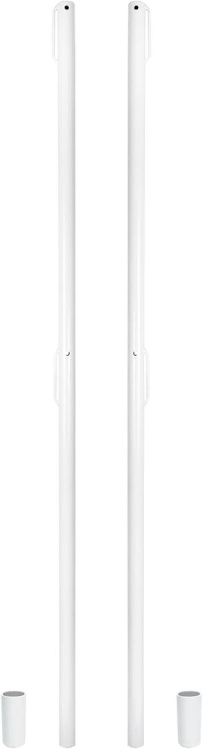 Aoneky Aluminum 1.5'' Badminton Posts - Badminton Poles with Sleeves