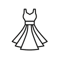 Women's Dress Long Green Size M