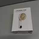 3-Speed Adjustable Portable USB Rechargeable Handheld Fan with 180 Rotatable Design