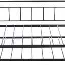 Amazon Basics Twin Daybed and Trundle Bed Frame Set, Space Saving Steel Slat Support, Easy Assembly, Twin Size, Black, 77.3 x 40 x 35.4 in