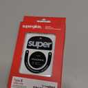 Superglide Glass Mouse Skates - Super Smooth Glide, Polished Round Edge, Super Fast Gaming Mouse Feet with Durable Sole for Logitech G Pro X Superlight2 (Type-S, Black)