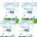 Roselush 16 Pcs Hole in One Golf 1st Birthday Goodie Bag,Club Ball Golf 1st Bday Gift Snacks Treat Candy Party Favors Bags for Kids First Birthday Party Decorations Supplies