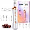 Professional Nail Drill Kit, Electric Nail File for Seniors & Thick Toenails, Nail Drill Professional, Nail Files and Buffers, Drill Nails Machine with 5-Speed Adjustable, 9 Replaceable Heads
