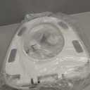 Heated round Toilet Seat, Elongated, Soft Close, Quick Release, White