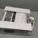 4-in-1 Bathroom Exhaust Fan with Heater, 1100W/2200W Dual Heating, 220 CFM Ventilation, 6000K 1800LM LED Light, Quiet Bath Fan with Light and Heat, Ceiling Mount, Plug-In or Hardwired, Medium