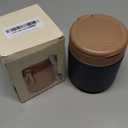 15.2oz Insulated Kids Thermo Jar – Stainless Steel Hot & Cold Lunch Container with Handle and Spoon, Leakproof Wide Mouth Toddler Food Thermo（Navy）