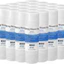 Sediment String Wound Water Filter Cartridge Standard 2.5x10" 20 Micron 25 Pack