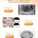 Heated Cat Bed for Indoor Pets  Constant Temperature 100.4-107.6 Donut Cat Heating Pad with Chew Resistant 87 Inch Cord, Washable Cover, Cozy Round Pet Bed for Small Cats Kittens Dogs