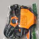 PHOEPET No Pull Dog Harness Medium Reflective Front Clip Vest with Handle,Adjustable 2 Metal Rings 3 Buckles,[Easy to Put on & Take Off](M, Orange)