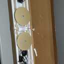 EDISHINE LED Corner Floor Lamp, Set of 2 Minimalist Dimmable Light with Remote, 57.5" Tall Standing Lamp for Living Room, Bedroom, Home Office, 7 Color Temperature 2700-6000K (Gold)